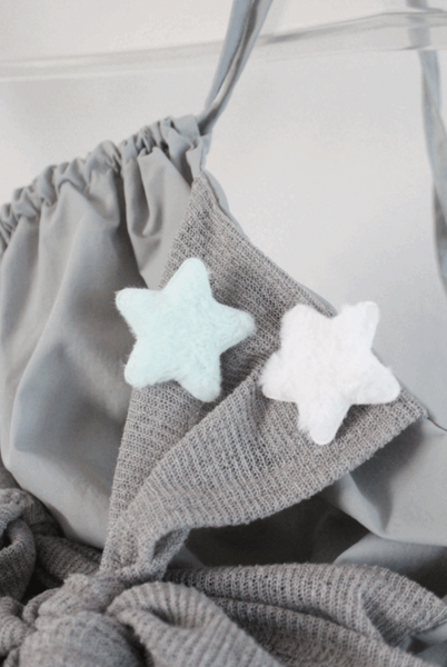 [hippiedippy] felt star ⚝ brooch (5colour)