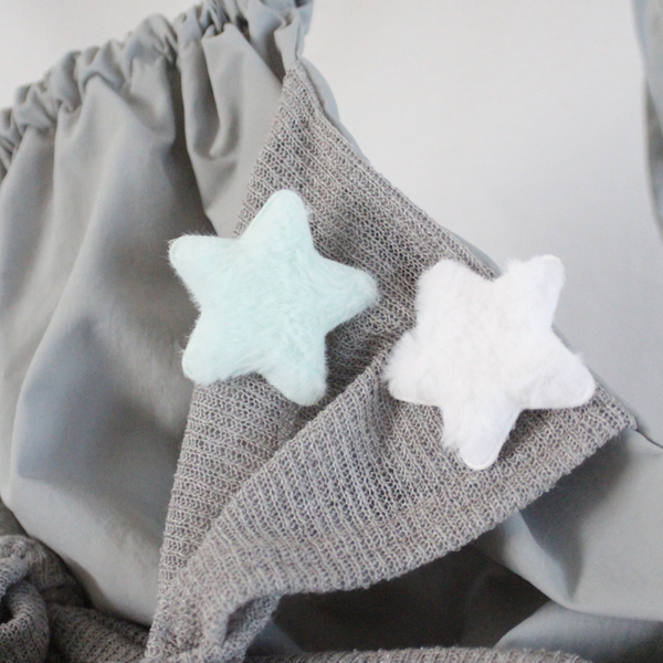 [hippiedippy] felt star ⚝ brooch (5colour)