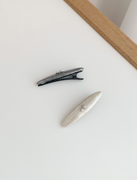 [hippiedippy] glitter hair pin (2colour)