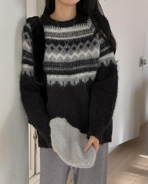 [FROM HEAD TO TOE] Harron Round Nordic Knitwear