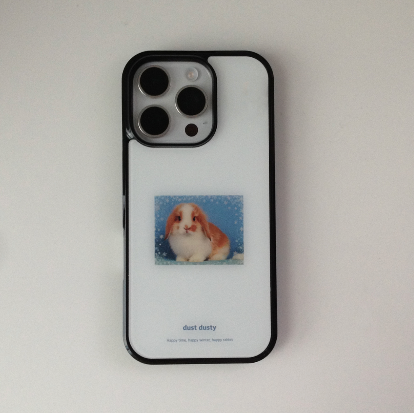 [dust dusty] Snow Rabbit Bumper Case