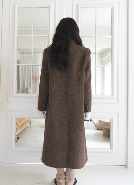 [WITHBLOOM] PREFRITT : Bournemouth Merino Wool Handmade Coat Camel