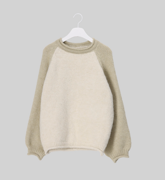 [FRENCHCHIC] Color Raglan Wool Knitwear