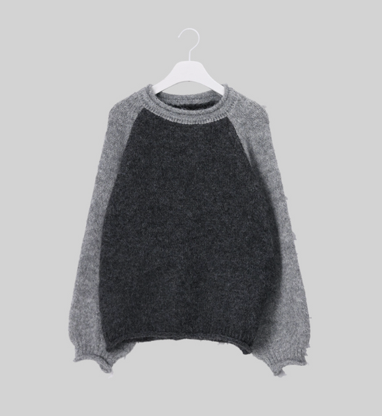 [FRENCHCHIC] Color Raglan Wool Knitwear