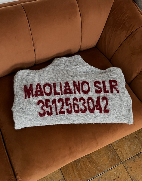 [FRENCHCHIC] Hem String Half Zip-Up Wool Knitwear