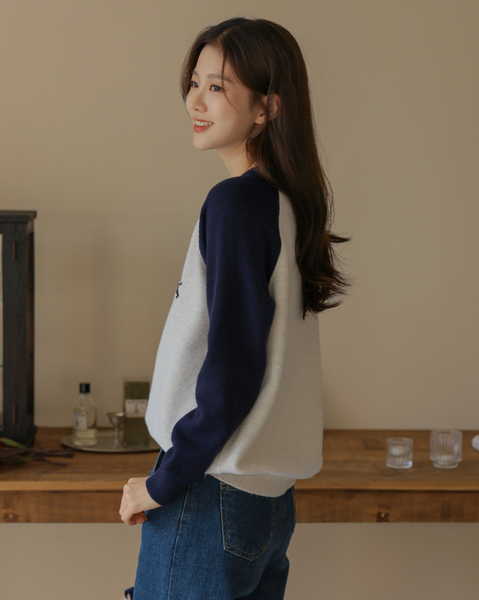 [FRENCHCHIC] Colour Raglan Knitwear