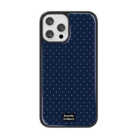 [midmaly] NAVY DOT Epoxy Phone Case