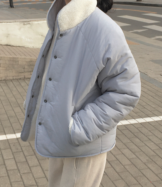 [SLOWAND] # SLOWMADE Winter Reversible Padded Jacket