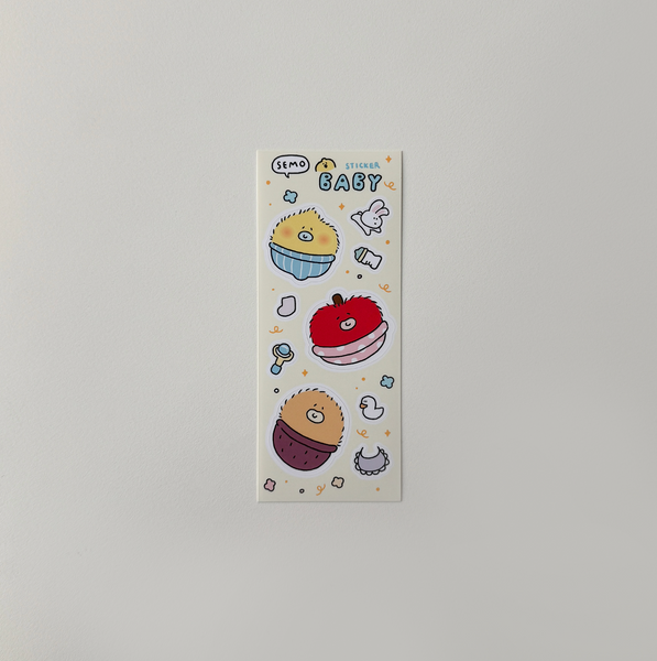 [second morning] Baby / School / Y2K / Space Removable Sticker