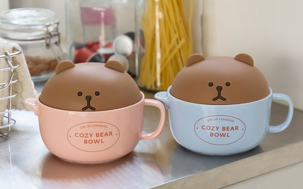 [Dailylike] Cozy Bear Ceramic Microwave Cup