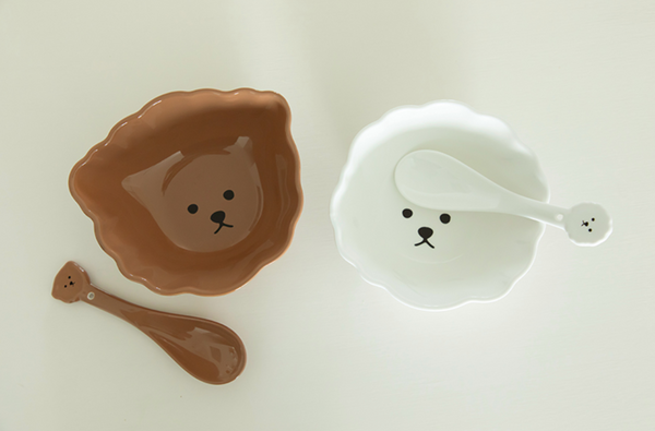 [Dailylike] Cereal Bowl + Spoon Set