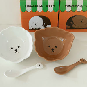 [Dailylike] Cereal Bowl + Spoon Set