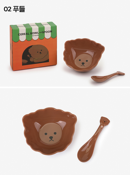 [Dailylike] Cereal Bowl + Spoon Set