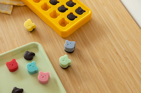 [Dailylike] Silicone Ice Cube Tray - 01 Jelly Bear