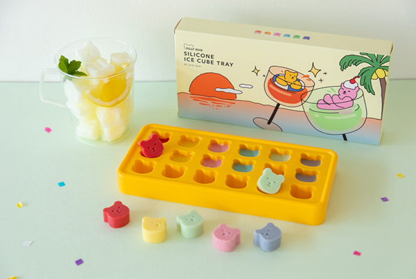 [Dailylike] Silicone Ice Cube Tray - 01 Jelly Bear