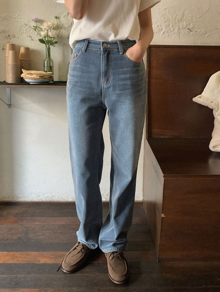 [CHERRYKOKO] [CRKO] Flash Fleece Denim Pants