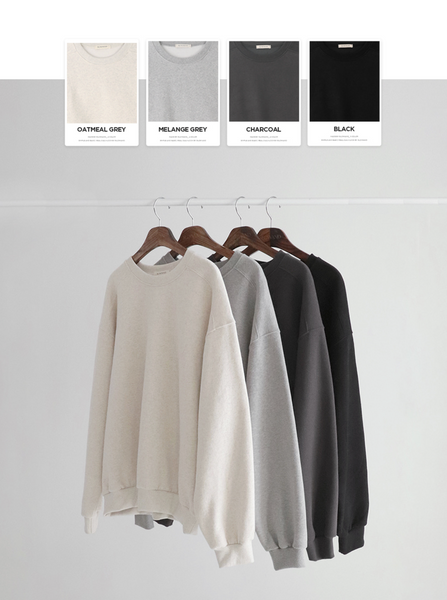 [SLOWAND] # SLOWMADE Wool Napping All Day Sweatshirt