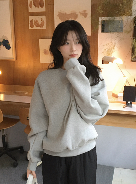 [SLOWAND] # SLOWMADE Wool Napping All Day Sweatshirt