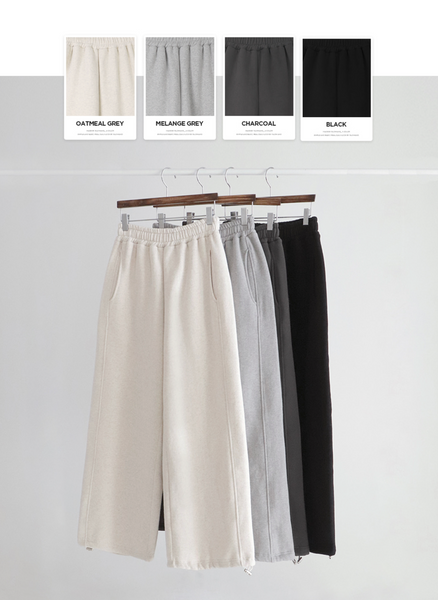 [SLOWAND] # SLOWMADE Wool Napping Two-way Pants