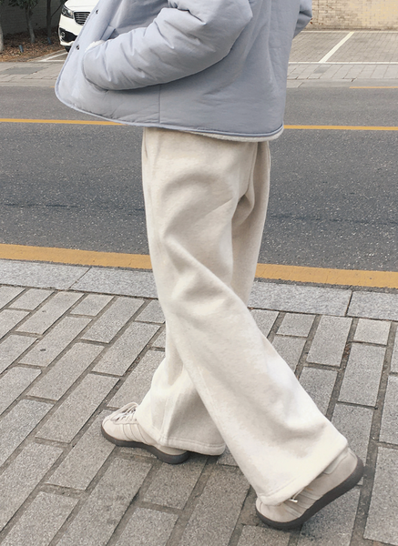 [SLOWAND] # SLOWMADE Wool Napping Two-way Pants