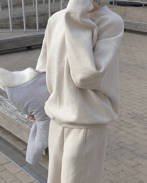 [SLOWAND] # SLOWMADE Wool Napping Two-way Pants