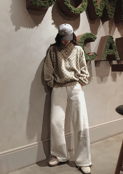 [SLOWAND] # SLOWMADE Wool Napping Two-way Pants