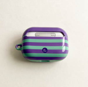 [ofmoi] Cindy Stripe Airpods Case