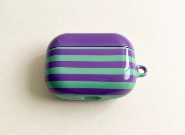 [ofmoi] Cindy Stripe Airpods Case