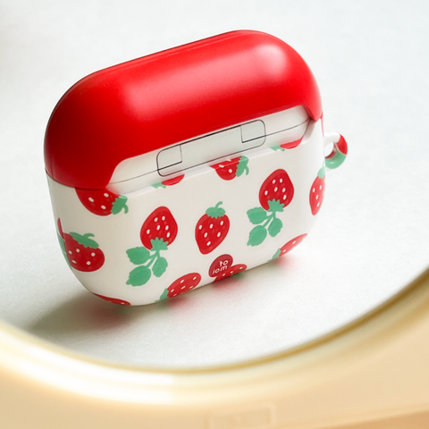 [ofmoi] Red Berry Airpods Case (Matte)