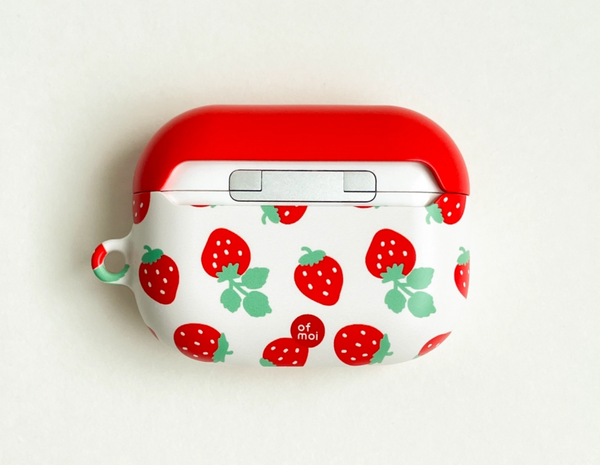 [ofmoi] Red Berry Airpods Case (Matte)