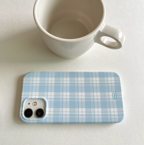 [ofmoi] Soft Blue Phone Case (2Types)