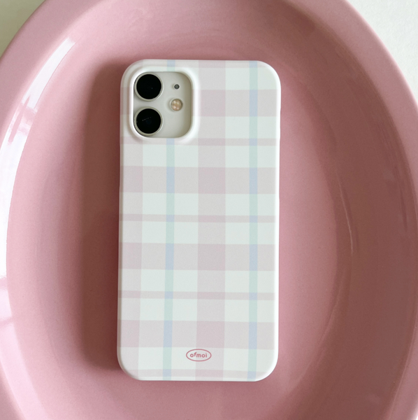 [ofmoi] Cozy Pink Phone Case (2Types)