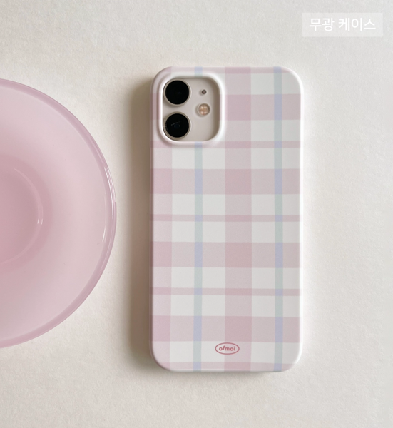 [ofmoi] Cozy Pink Phone Case (2Types)