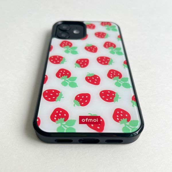 [ofmoi] Red Berry Epoxy Phone Case (2Types)