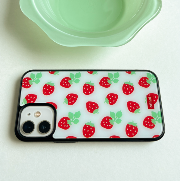 [ofmoi] Red Berry Epoxy Phone Case (2Types)