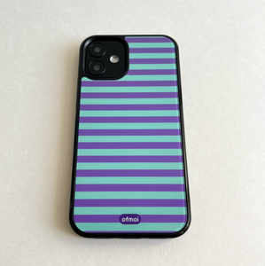 [ofmoi] Cindy Stripe Epoxy Phone Case (2Types)