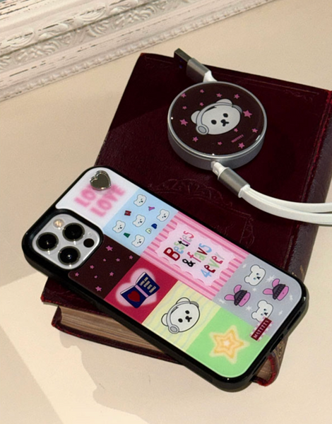 [MAZZZZY] Favs4ever Patchwork Glass MagSafe Case