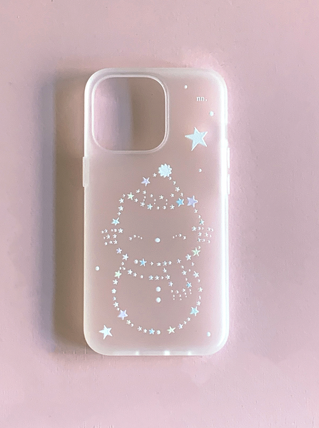 [nn.] Milkyway Jelly Case (Snow Cat)