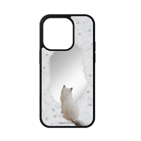 [That's a point] Cat's Winter Mirror Case (MagSafe)