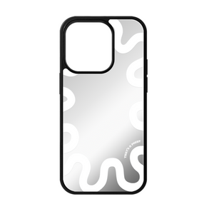 [That's a point] Curly White Mirror Case (MagSafe)