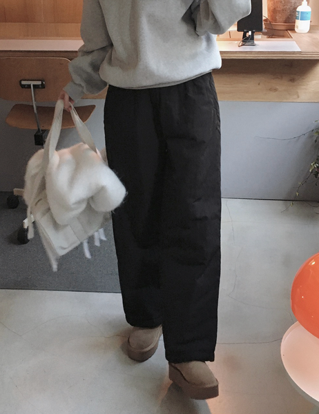 [SLOWAND] # SLOWMADE Winter Warm Padded Pants / Skirts