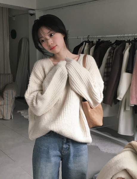 [SLOWAND] # SLOWMADE Shine Glitter Mood Soft Knitwear