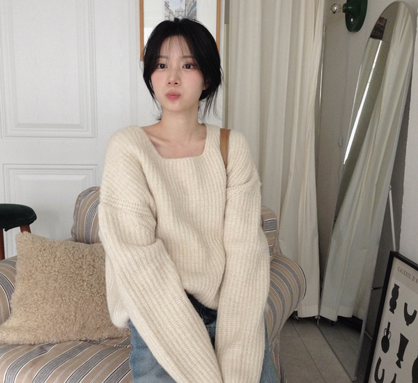 [SLOWAND] # SLOWMADE Shine Glitter Mood Soft Knitwear