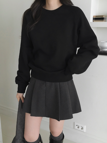 [SLOWAND] Pleated Belt Set Skirt