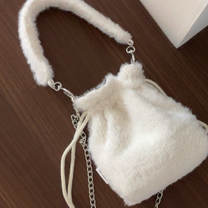 [NOT THINK] White Pouch Bag