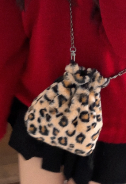 [NOT THINK] Leopard Pouch Bag