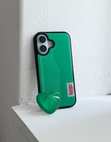 [THENINEMALL] Basic Color Label Epoxy Case + Grip Tok Set