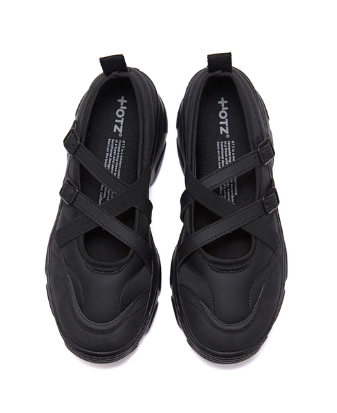 [OTZ] Lomita Platform Banding Maryjane Shoes (Black)