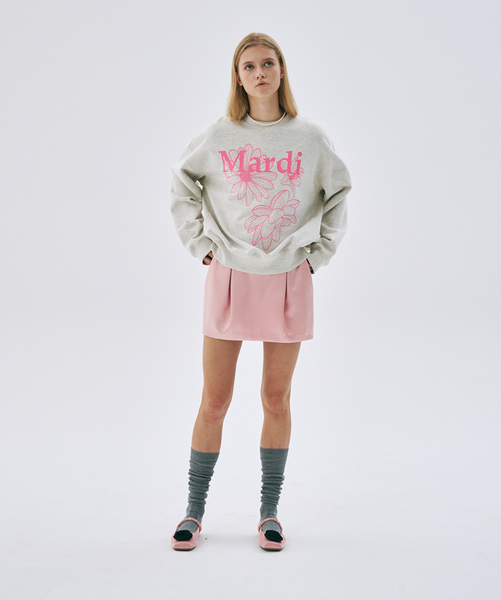 [MARDI MERCREDI] SWEATSHIRT TRIPLE FLOWER OATMEAL PEONY