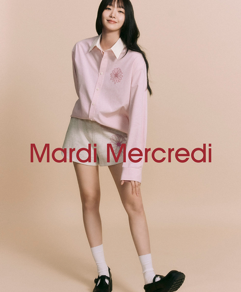 [MARDI MERCREDI] OXFORD SHIRT STRIPE PINK